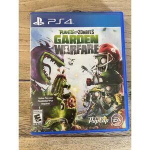 Plants vs Zombies Garden Warfare Sony PS4 Video Game Complete EA PopCap Blu-ray